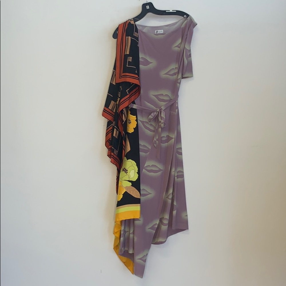 DRIES van NOTEN Scarf Silk The Depot Dress 34 US 2 - Picture 8 of 13